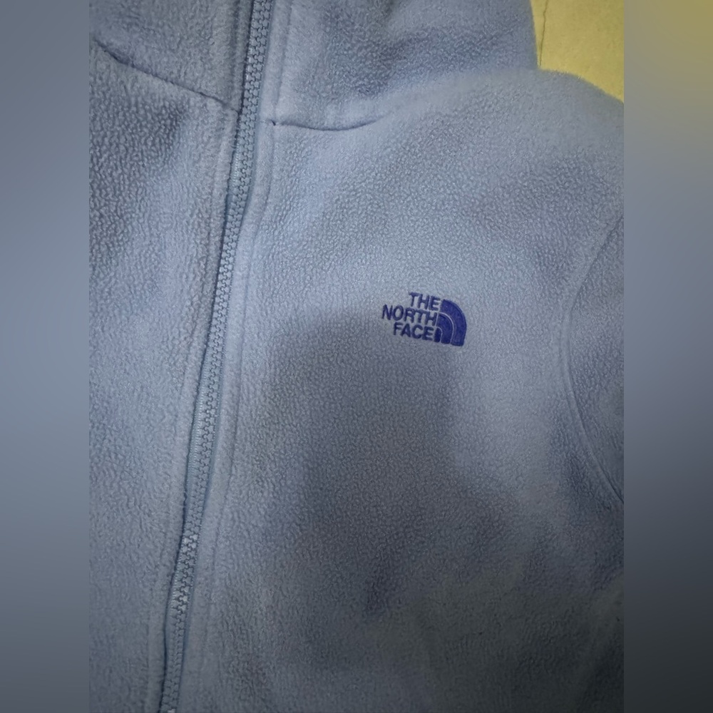 The North Face Women's Blue Fleece Hoodie - Picture 2 of 5